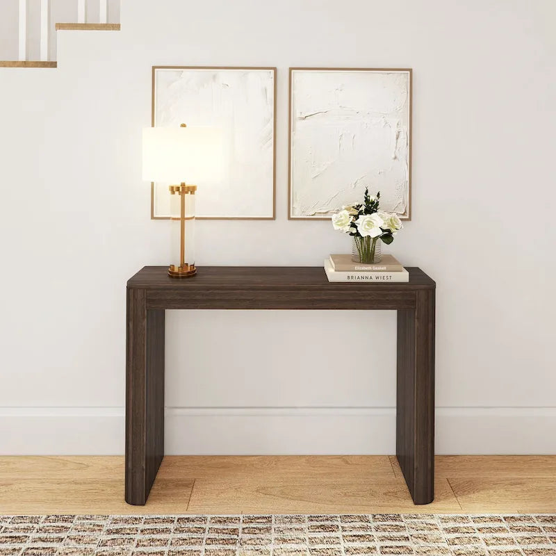 Table console contour à planches et poutres - 46