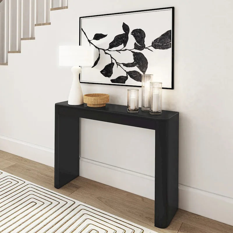 Table console contour à planches et poutres - 46