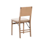 Chaise de salle à manger pliante Imperial Wood Rope (lot de 2)