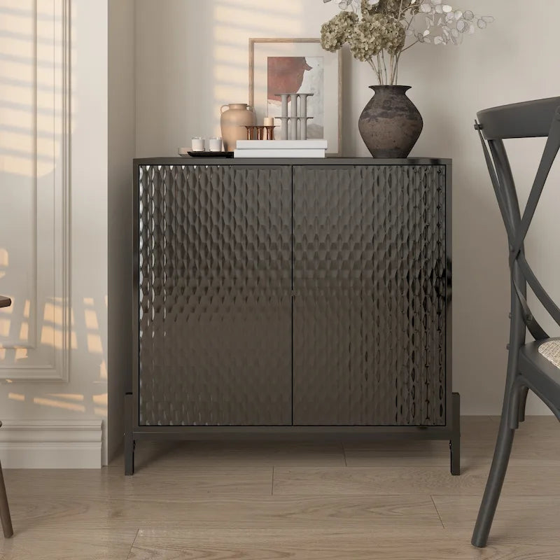 Clihome Buffet de rangement d'appoint moderne et brillant