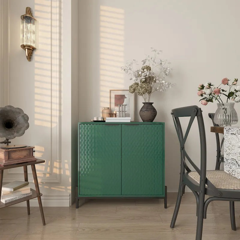 Clihome Buffet de rangement d'appoint moderne et brillant