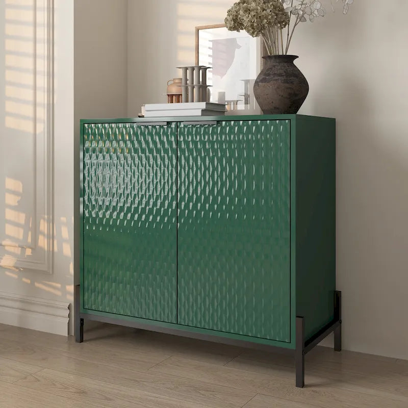 Clihome Buffet de rangement d'appoint moderne et brillant