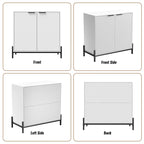 Clihome Buffet de rangement d'appoint moderne et brillant