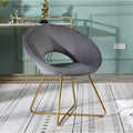 Fauteuil d'appoint en velours Murray Silver Orchid