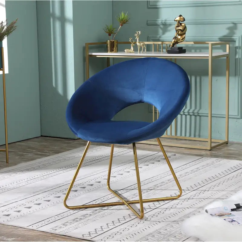 Fauteuil d'appoint en velours Murray Silver Orchid