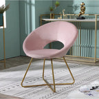 Fauteuil d'appoint en velours Murray Silver Orchid