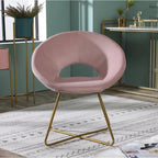Fauteuil d'appoint en velours Murray Silver Orchid