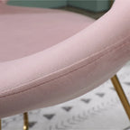 Fauteuil d'appoint en velours Murray Silver Orchid
