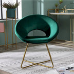 Fauteuil d'appoint en velours Murray Silver Orchid