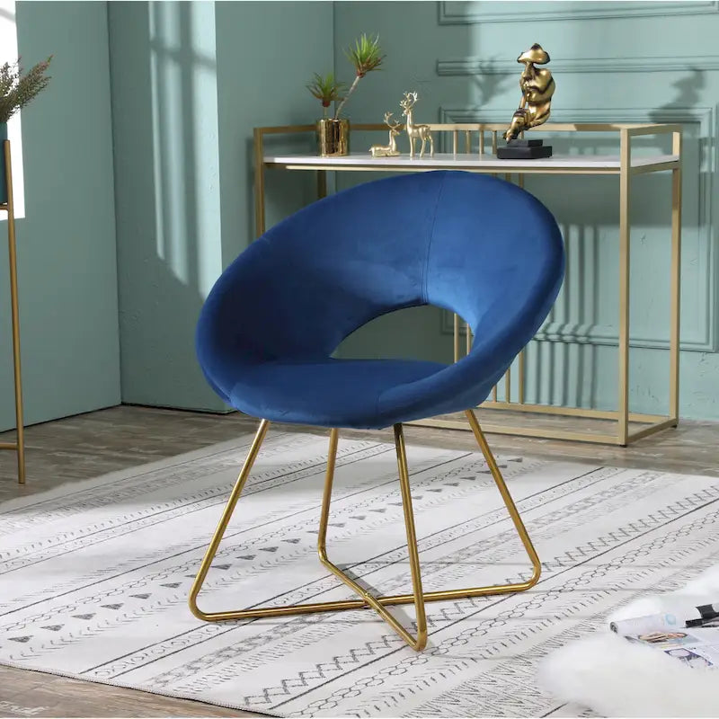 Fauteuil d'appoint en velours Murray Silver Orchid