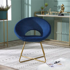 Fauteuil d'appoint en velours Murray Silver Orchid