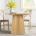 Table à manger piédestal ronde de 42 po