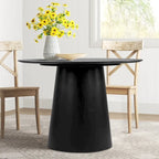 Table à manger piédestal ronde de 42 po