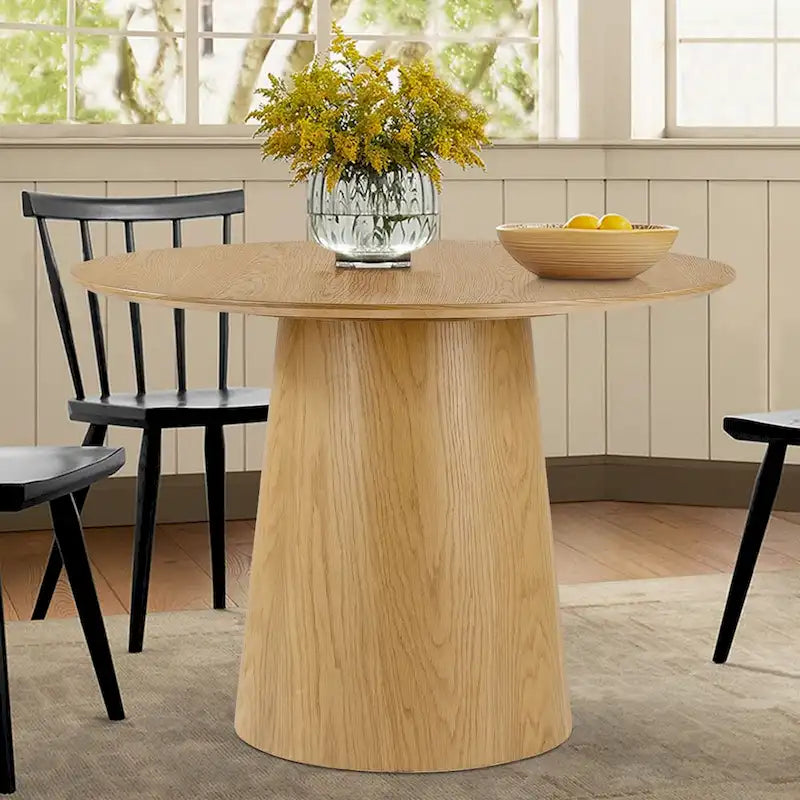 Table à manger piédestal ronde de 42 po