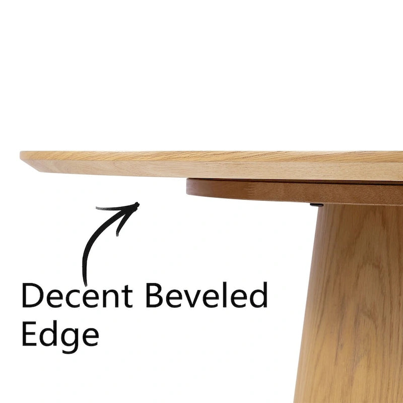 Table à manger piédestal ronde de 42 po