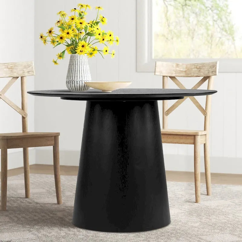 Table à manger piédestal ronde de 42 po