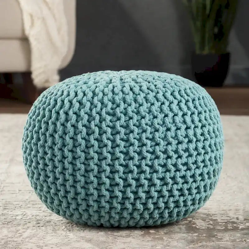 Pouf rond texturé Spectrum
