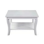 Table basse carrée avec étagère American Heritage de Convenience Concepts