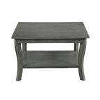 Table basse carrée avec étagère American Heritage de Convenience Concepts