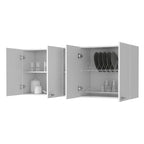 Meuble haut de cuisine Winslow 150 de FM Furniture, quatre portes