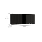 Meuble haut de cuisine Winslow 150 de FM Furniture, quatre portes