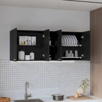 Meuble haut de cuisine Winslow 150 de FM Furniture, quatre portes