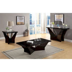 Table basse Ameena avec plateau en verre de Furniture of America