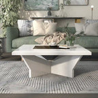 Table basse Ameena avec plateau en verre de Furniture of America