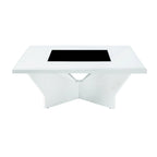 Table basse Ameena avec plateau en verre de Furniture of America