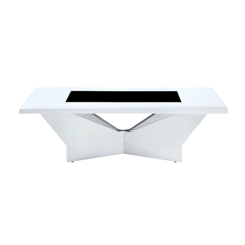 Table basse Ameena avec plateau en verre de Furniture of America