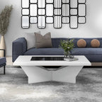 Table basse Ameena avec plateau en verre de Furniture of America