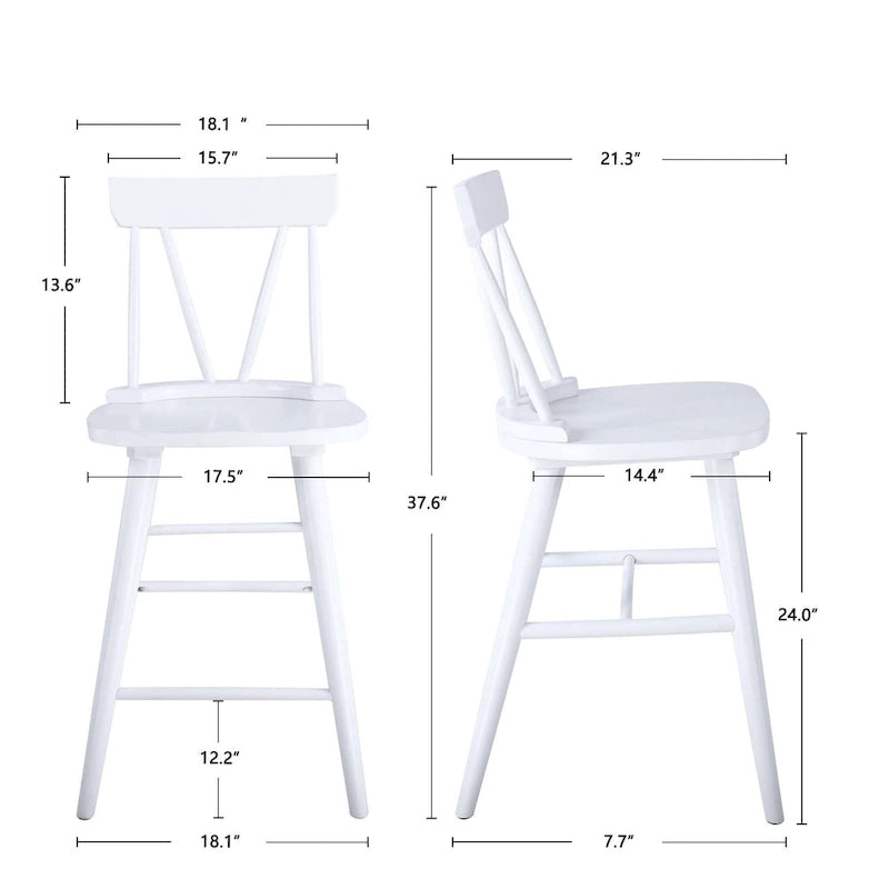 Tabourets de bar Windsor 24 en bois