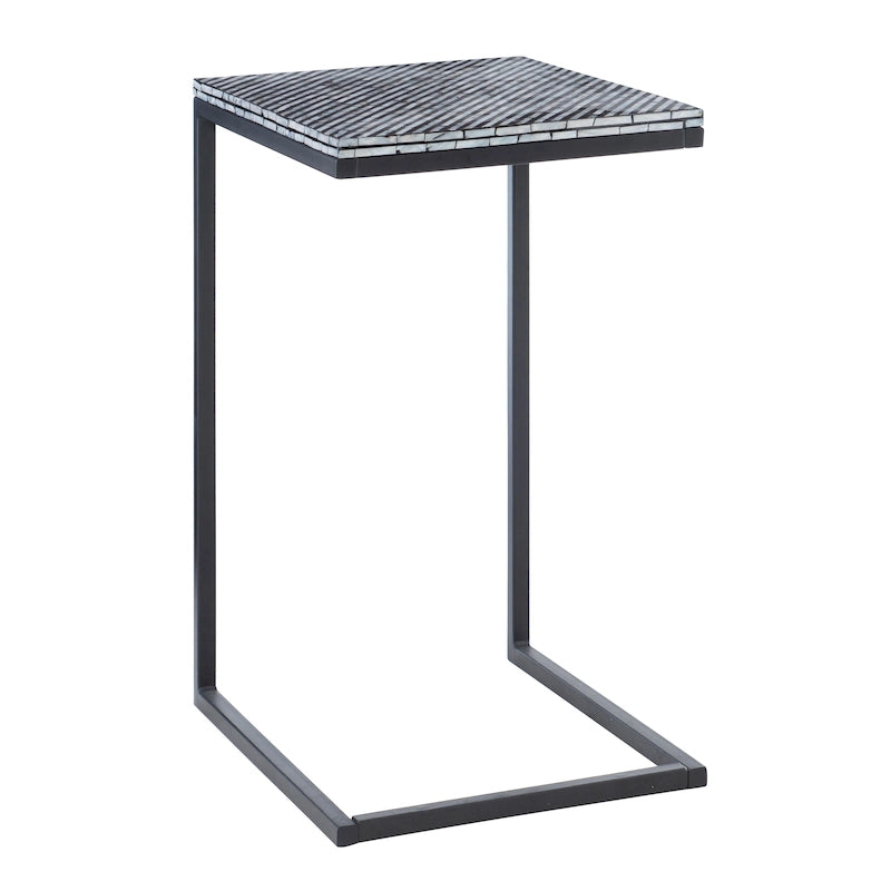 Table d'appoint en mosaïque de poisson capiz Shawnee