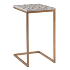 Table d'appoint en mosaïque de poisson capiz Shawnee