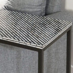 Table d'appoint en mosaïque de poisson capiz Shawnee