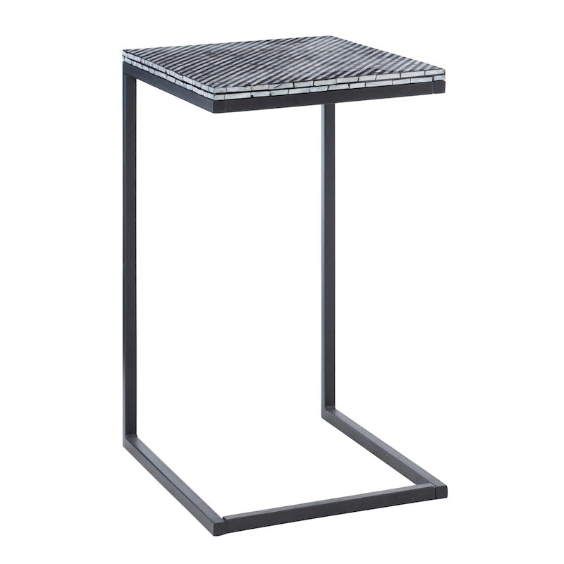 Table d'appoint en mosaïque de poisson capiz Shawnee