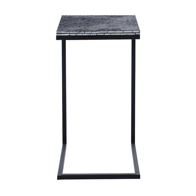 Table d'appoint en mosaïque de poisson capiz Shawnee