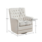 Fauteuil planeur pivotant à 360 degrés Madison Park Rae