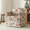 Fauteuil pivotant déhoussable Erkenbald avec coussin amovible par HULALA HOME