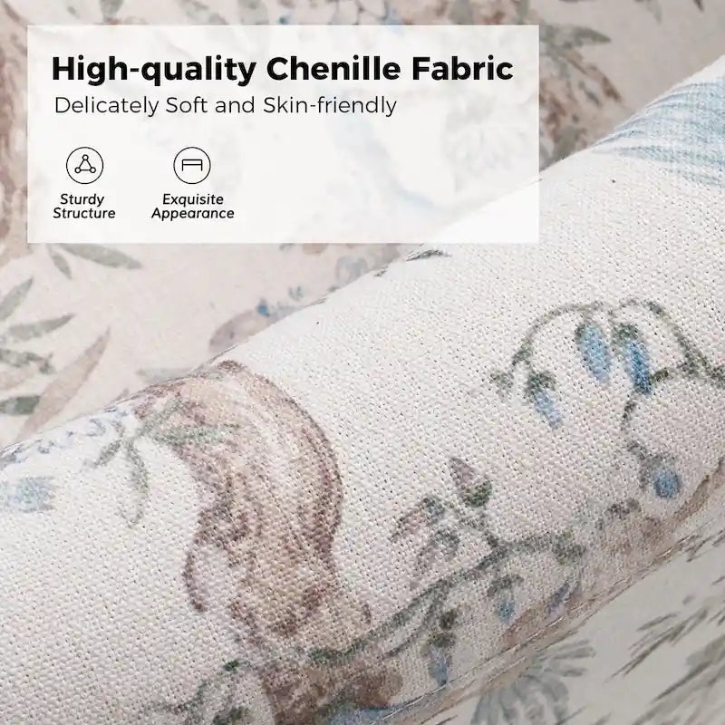 Fauteuil pivotant déhoussable Erkenbald avec coussin amovible par HULALA HOME