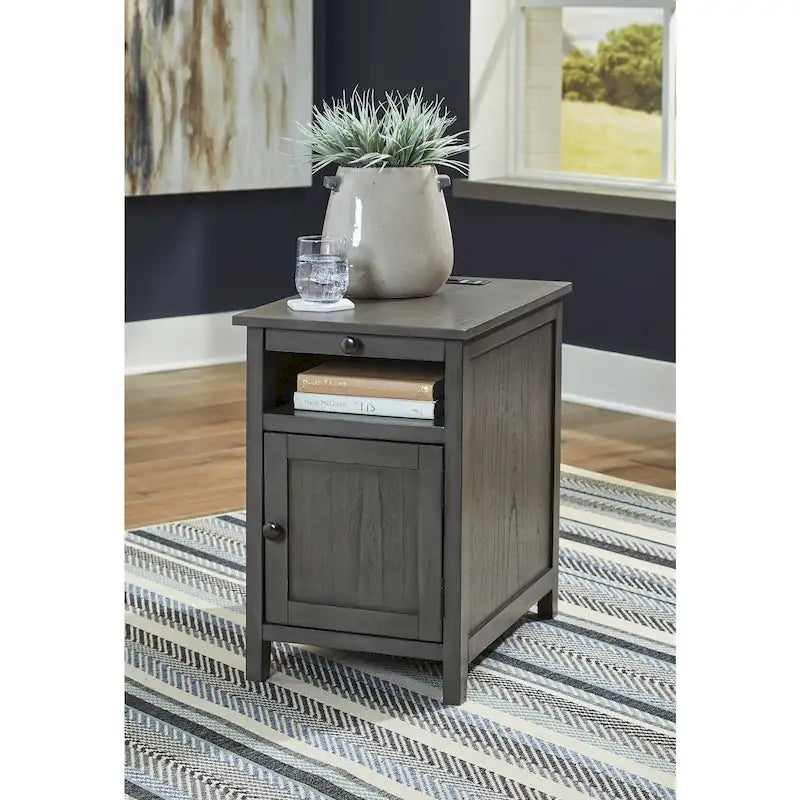 Table d'appoint de la collection Signature Design by Ashley Treytown - 16 L x 24 P x 24 H
