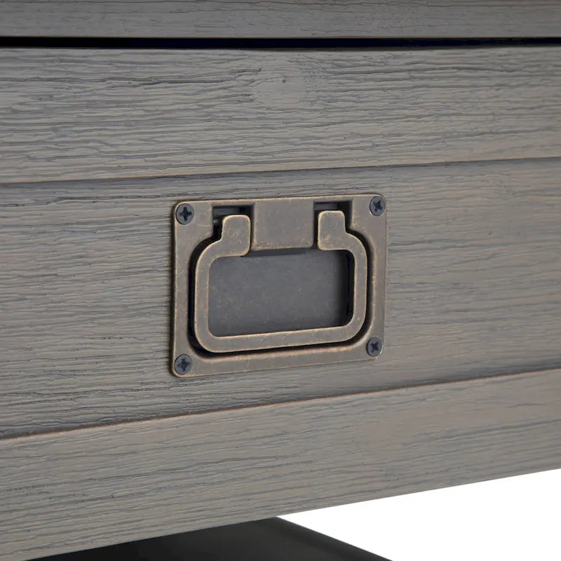 WYNDENHALL Garret Table Basse Carrée Rustique en Bois d'Acacia Massif de 38 po de Large - 38 L x 38 P x 19 H