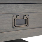 WYNDENHALL Garret Table Basse Carrée Rustique en Bois d'Acacia Massif de 38 po de Large - 38 L x 38 P x 19 H