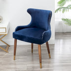 Fauteuil d'appoint en velours de style moderne du milieu du siècle Lindale de Roundhill Furniture