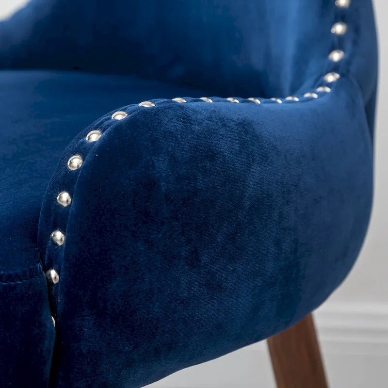 Fauteuil d'appoint en velours de style moderne du milieu du siècle Lindale de Roundhill Furniture