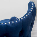 Fauteuil d'appoint en velours de style moderne du milieu du siècle Lindale de Roundhill Furniture