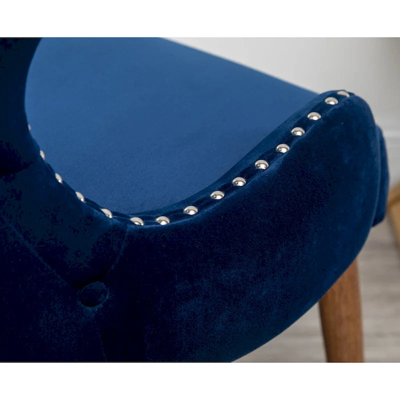 Fauteuil d'appoint en velours de style moderne du milieu du siècle Lindale de Roundhill Furniture