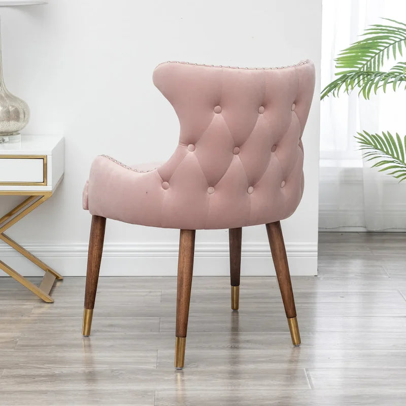 Fauteuil d'appoint en velours de style moderne du milieu du siècle Lindale de Roundhill Furniture