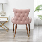 Fauteuil d'appoint en velours de style moderne du milieu du siècle Lindale de Roundhill Furniture