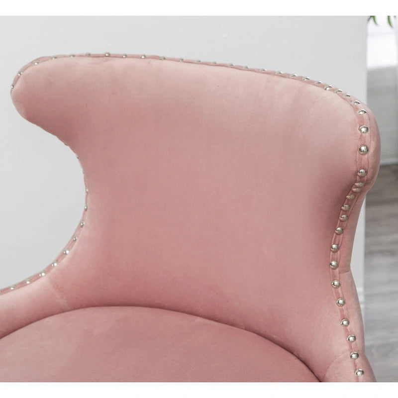 Fauteuil d'appoint en velours de style moderne du milieu du siècle Lindale de Roundhill Furniture